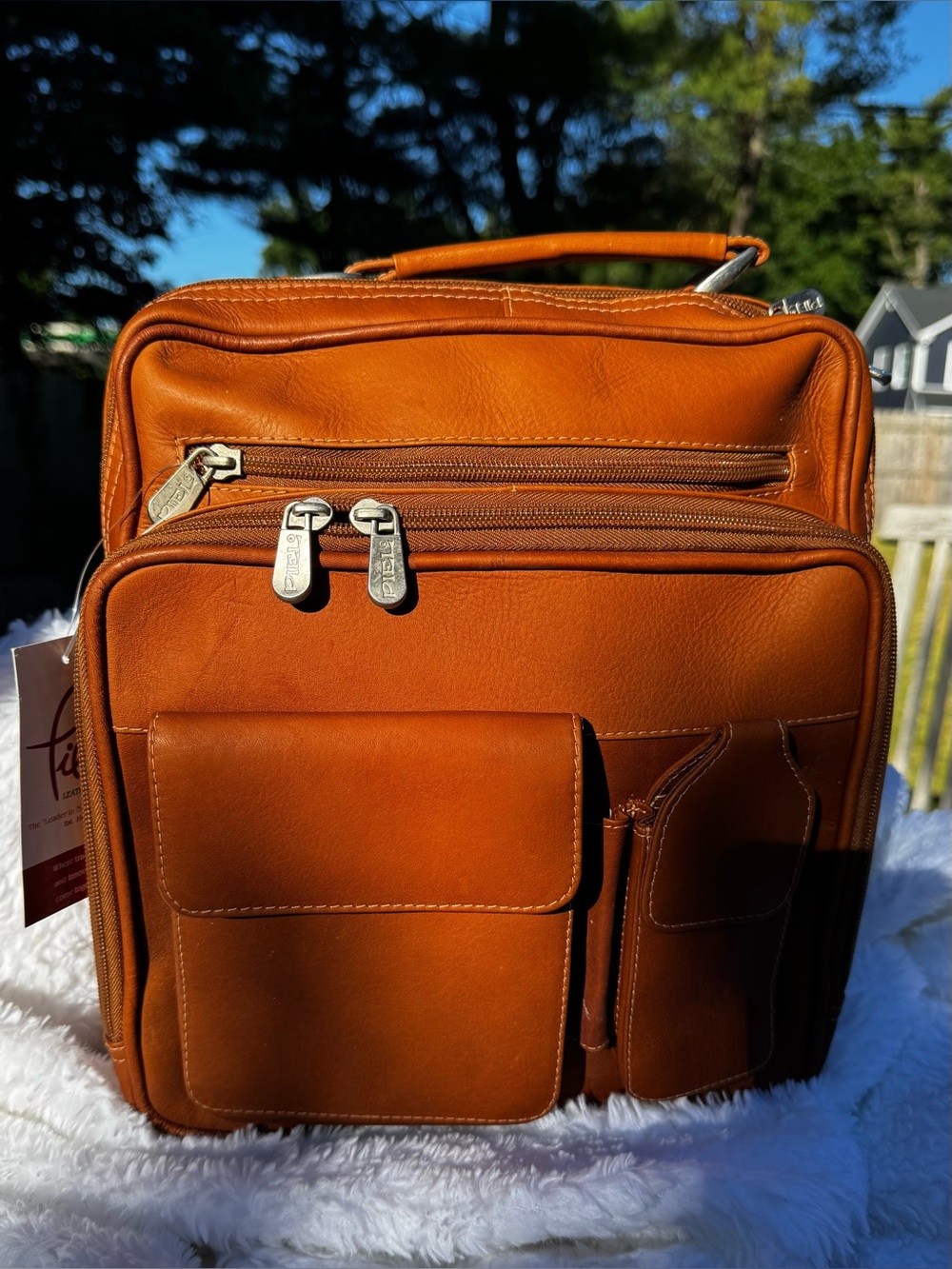 Piel Leather Deluxe Shoulder Bag style #9927